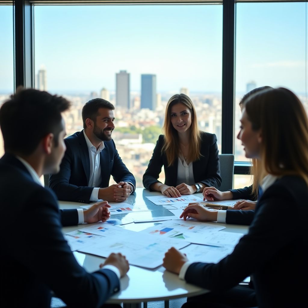 Equipo FinanzasAR en oficina de Buenos Aires